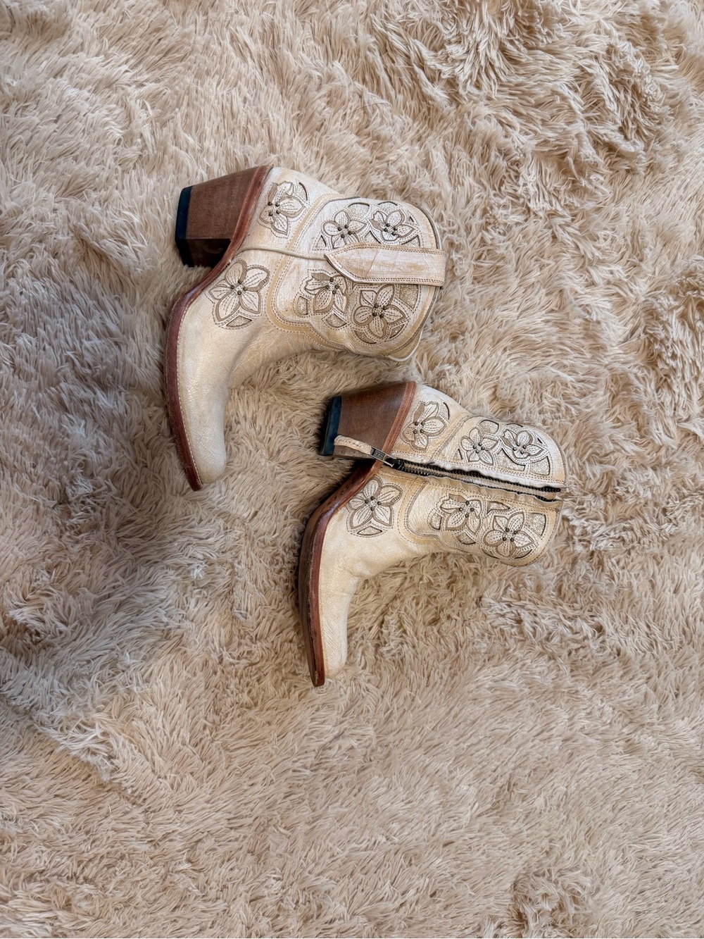 Shyanne Embroidered Ankle Booties